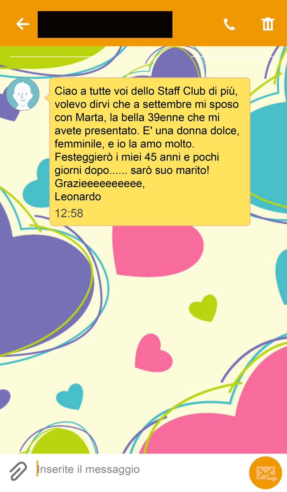 Testimonianza originale di Leonardo