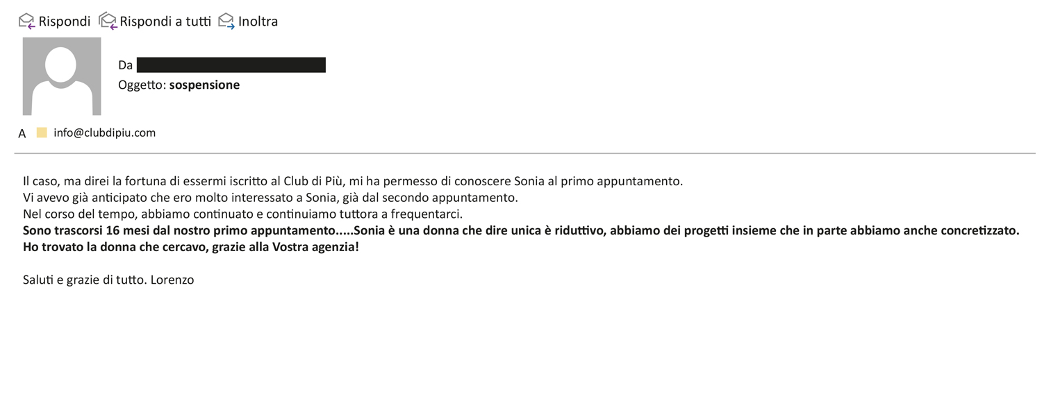 Testimonianza originale di Lorenzo