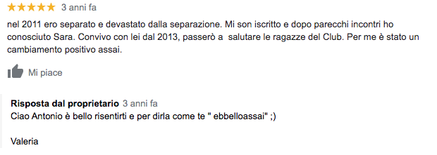 Testimonianza originale di Antonio