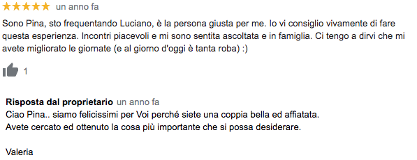 Testimonianza originale di Pina