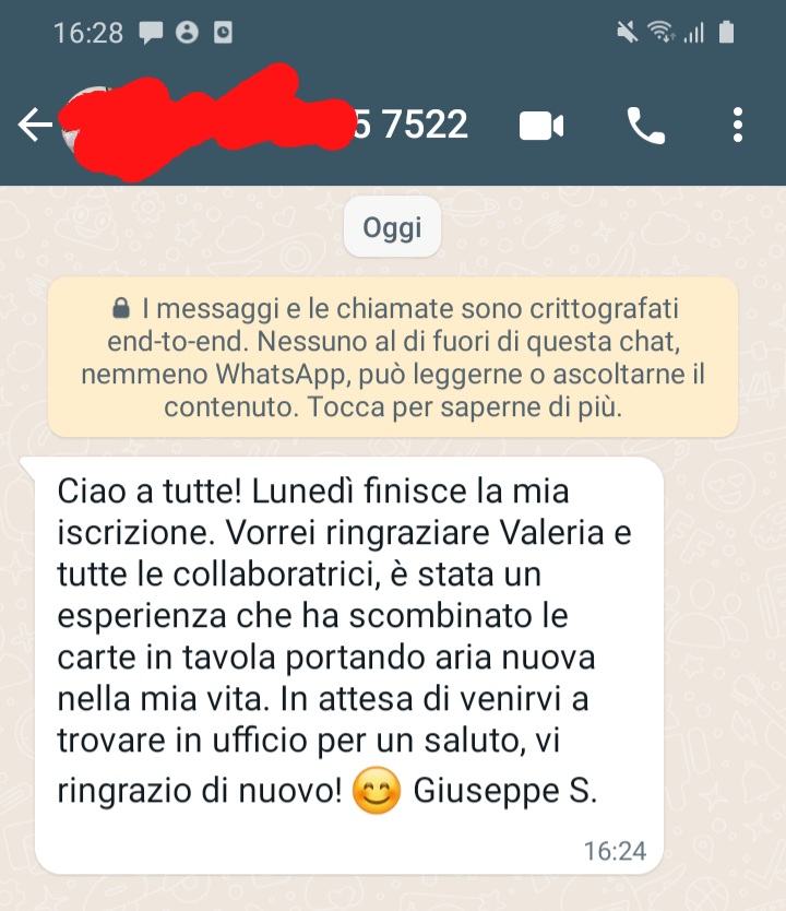 Testimonianza originale di Giuseppe