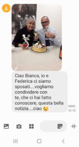 Testimonianza originale di Federica<br>e Filippo